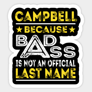 CAMPBELL Sticker